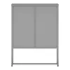 Büroschrank 'Sund' mit 3 Schubladen 105x80x40 cm Grau Produktbild-Vorschau 8
