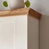 Landhaus Wohnwand 356cm pinie weiß / wotan eiche Anbauwand Produktbild-Vorschau 5