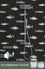 ESTAhome Tapete Fische Schwarz und Grau 50 x 900 cm Produktbild-Vorschau 6