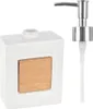 Elegantes Badezimmer-Set aus Dolomit und Bambus Produktbild-Vorschau 3