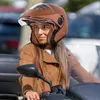 Jethelm Motorradhelm Halbschalenhelm mit Doppelvisier Produktbild-Vorschau 5
