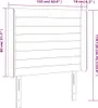 The Living Store Kopfteil mit Ohren Blau 103x16x118/128 cm Produktbild-Vorschau 9