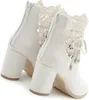 LASCANA High-Heel-Stiefelette Sommerstiefelette beige Größe Produktbild-Vorschau 4