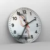 Wanduhr - Rund - Glasuhr - Tanz Frau Ballerina - 40x40cm - Produktbild-Vorschau 4