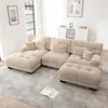 Narożna sofa z tkaniny szenilowej w kształcie litery U, Podgląd zdjęcia produktu 2