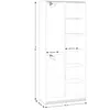 BEAUTYSOFA | Kleiderschrank LANO 90 cm Weiß Schrank mit Produktbild-Vorschau 4