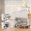 Dripex Schuhschrank mit 2 klappbaren Schubladen, schmales Produktbild-Vorschau 5