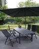 Lesli Living Ampelschirm "Virgo Flex" Grey 3x3m Produktbild-Vorschau 7