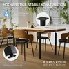 ML-Design 4er Set Tischbeine I-Design 72 cm Schwarz Produktbild-Vorschau 2