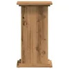 vidaXL Pflanzenständer Artisan-Eiche 33x33x60 cm Produktbild-Vorschau 3