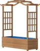 COSTWAY 110x40x124cm vyvýšený záhon, kvetináč s mriežkou, Náhľad obrázku produktu 8