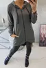 Kesi Langes Sweatshirt für Damen Nugto graphit Universal Produktbild-Vorschau 6