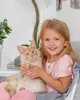 Mädchen Halskette mit Katzen-Anhänger – bunte Strasssteine, Produktbild-Vorschau 6