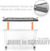 BigDean 2 Stück 60 L Aufbewahrungsbox mit Deckel groß Produktbild-Vorschau 6