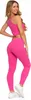 Gestreifte LEGGINS WOMEN'S Baumwolle Lange Blickdichte Produktbild-Vorschau 8
