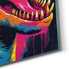 DEQOART Hybrid Leinwand Bild 60x90 cm 'Dynamischer Dino Produktbild-Vorschau 5