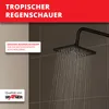 Grafner Regendusche schwarz im Set incl. Kopfbrause, Produktbild-Vorschau 3