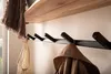 FineBuy Wandgarderobe Akazie Massivholz 100 cm · Produktbild-Vorschau 5
