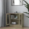 vidaXL Vitrína Sonoma dub 82,5x30,5x80 cm odvodený výrobok Náhľad obrázku produktu 3