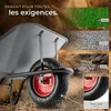 Brouette de jardin Oskar - argent Voir les images du produit 4