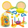 6-in-1 Kinder Sportset – Outdoor Spielzeug mit Badminton, Produktbild-Vorschau 1