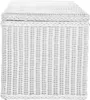 KRINES HOME Truhe / Wäschetruhe aus Rattan (Weiß, MAX) Produktbild-Vorschau 8
