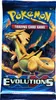 A booster pack for the Pokemon Trading Card Game, featuring Charizard. Produktbild-Vorschau
