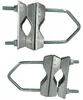PremiumX 2x Mastschelle Sat Mast Rohr Doppelschelle Produktbild-Vorschau 1