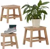 relaxdays Schemel natur, H: 25,5 cm Produktbild-Vorschau 10