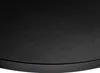 A close-up view of a black, round surface with a textured finish and a slightly raised edge. Anteprima dell’immagine prodotto