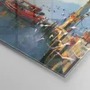 Bilder auf glas - Hafen Laterne Boot - 100x70cm - Produktbild-Vorschau 5