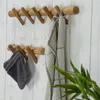 WANDGARDEROBE "KYRA 60" | Teakholz | Ast Kleiderhaken Produktbild-Vorschau 3