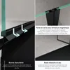 doporro Porte de Douche Pivotante 120x195cm pour Niche Voir les images du produit 5
