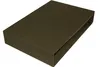 A brown fitted sheet is shown from a slightly elevated diagonal angle against a white background. Produktbild-Vorschau