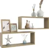 vidaXL Cube Shelves 2 ks Sonoma Oak 60x15x23 cm výrobek ze Náhled obrázku produktu 3