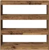 vidaXL Bibliothèque vieux bois 100 x 30 x 103 cm Bois Voir les images du produit 6