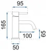A technical drawing of a faucet with dimensions indicated. Náhľad obrázku produktu