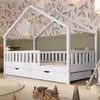 Crazy Pine Letto a Casetta con Cassetto 120x200 cm – Letto Anteprima dell’immagine prodotto 1