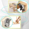 Supporto pieghevole con dispositivo di sicurezza, 4 pezzi, Anteprima dell’immagine prodotto 4