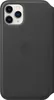 A black leather iPhone case with the Apple logo embossed on it. Náhľad obrázku produktu