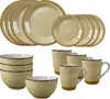 Geschirrset 16-teilig beige Antonia Produktbild-Vorschau 1