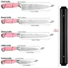UISEBRT Kochmesserset 6 teilig Küchenmesser Set Edelstahl Produktbild-Vorschau 2