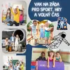 HECKBO Dětský vak na přezůvky s motivem astronauta a Náhled obrázku produktu 6