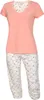 KB Damen Schlafanzug Caprihose 3/4 Hose Frauen Sommer Produktbild-Vorschau 1