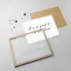 Gerahmtes Poster - Rahmen in heller Eiche - Motto Glück Produktbild-Vorschau 4