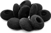 A pile of black foam earbud covers. Produktbild-Vorschau