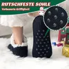 Kuschelsocken Damen Herren, Dicke Flauschige Socken mit Produktbild-Vorschau 3
