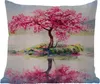 MuchoWow® Outdoor Kissen - Gemälde - Blüte - Wasser - Produktbild-Vorschau 1