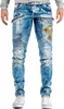 Cipo & Baxx Herren Regular Fit Jeans Stonewashed CD293 Blue Produktbild-Vorschau 1