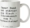 Mr. & Mrs. Panda Teetasse Spruch 8. Hochzeitstag Produktbild-Vorschau 1